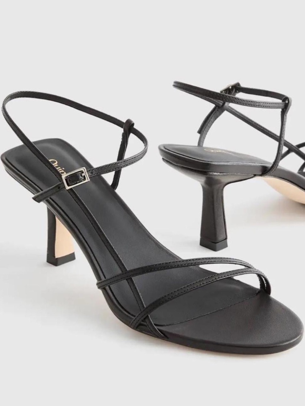Quince Italian leather heels